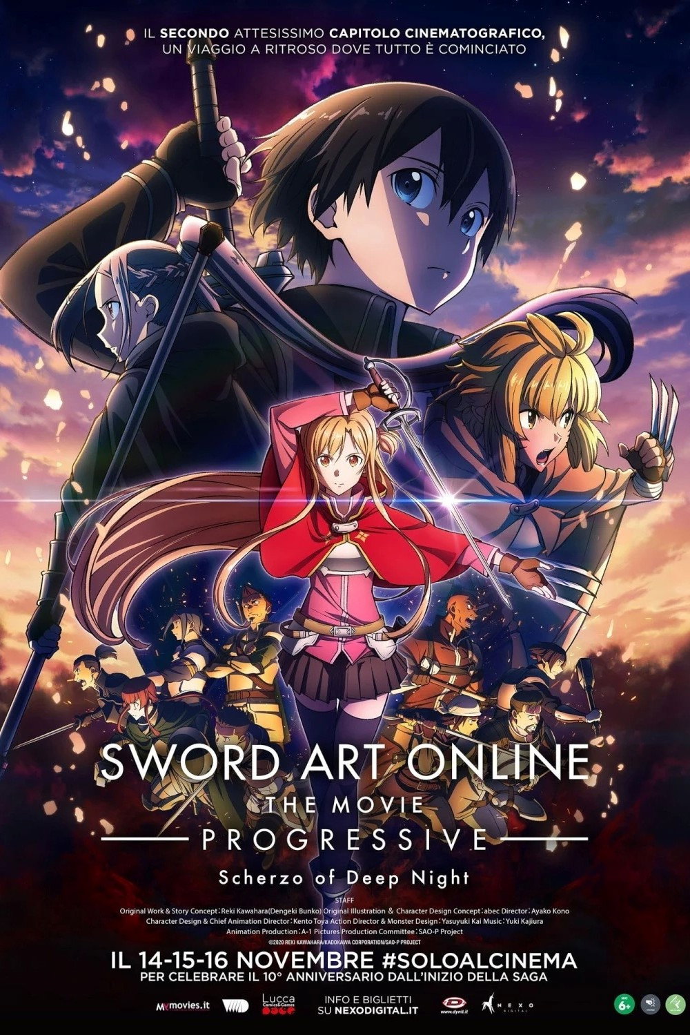 Locandina di Sword Art Online: Progressive - Scherzo of Deep Night