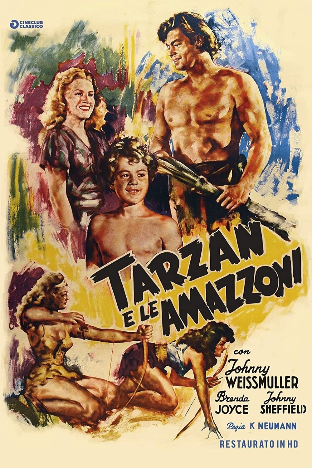 Locandina di Tarzan e le Amazzoni