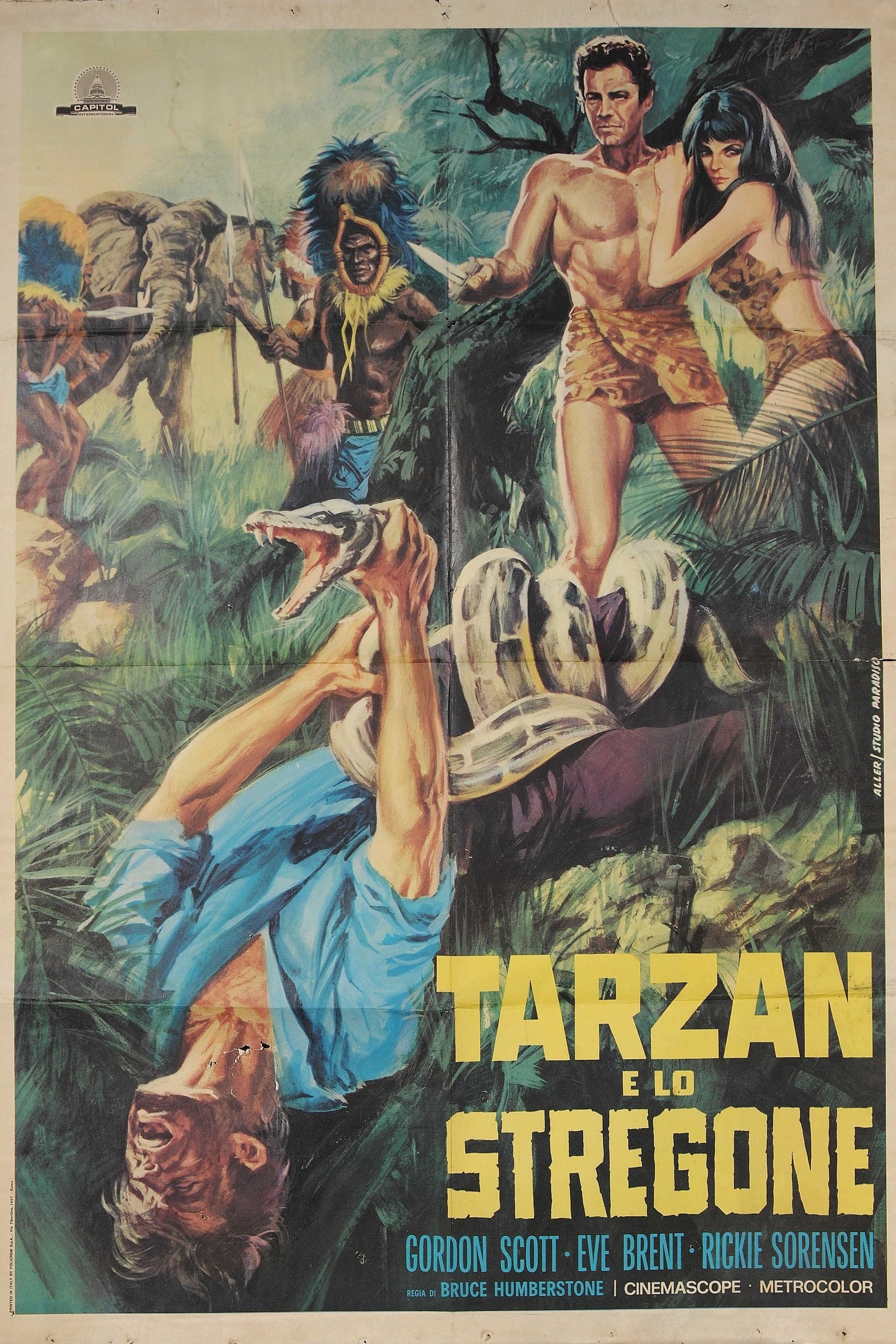 Locandina di Tarzan e lo stregone