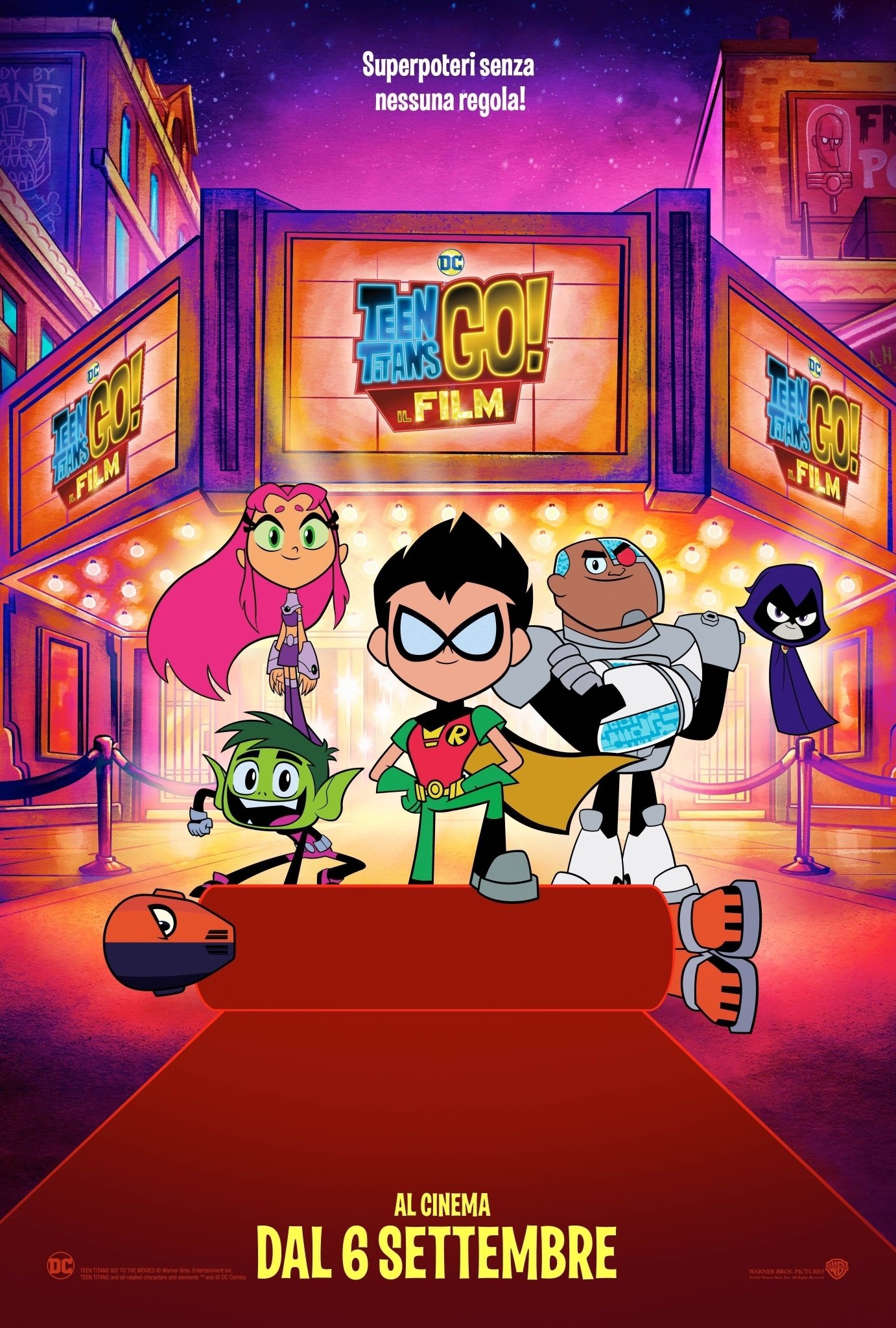 Locandina di Teen Titans Go! - Il film