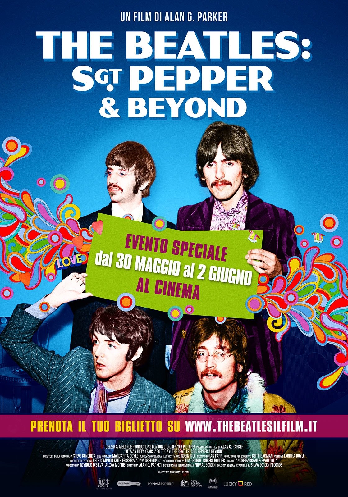 Locandina di The Beatles: Sgt. Pepper & Beyond