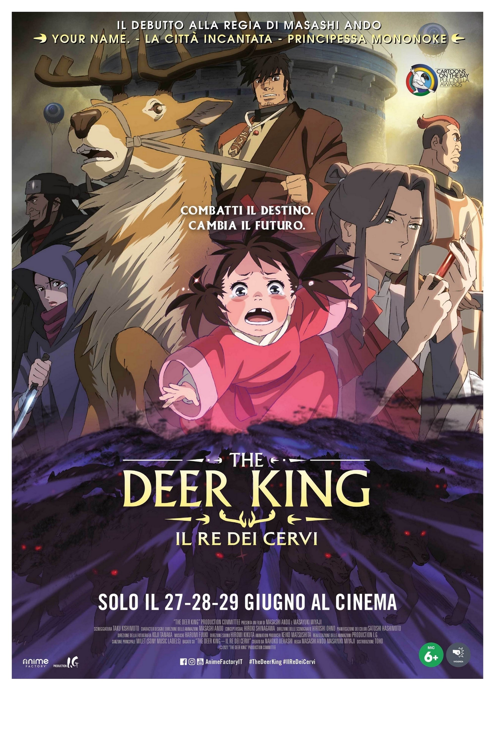 Locandina di The Deer King - Il re dei cervi