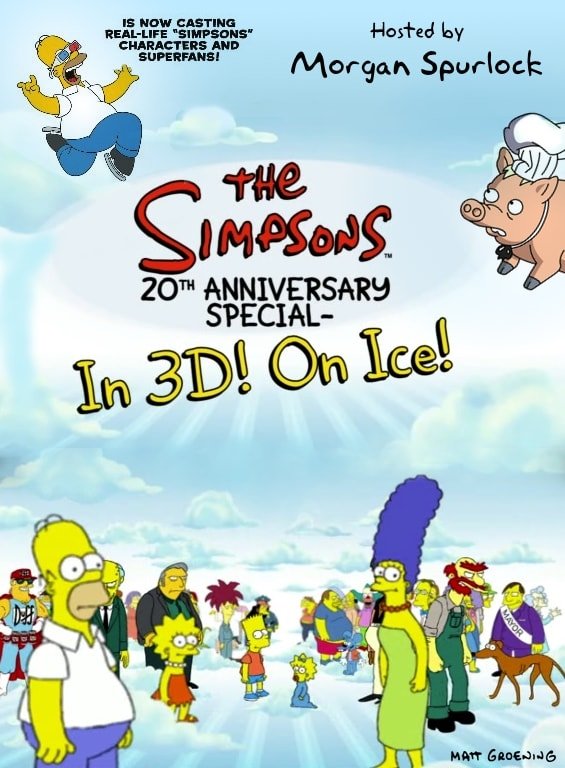Locandina di The Simpsons 20th Anniversary Special - In 3D! On Ice!