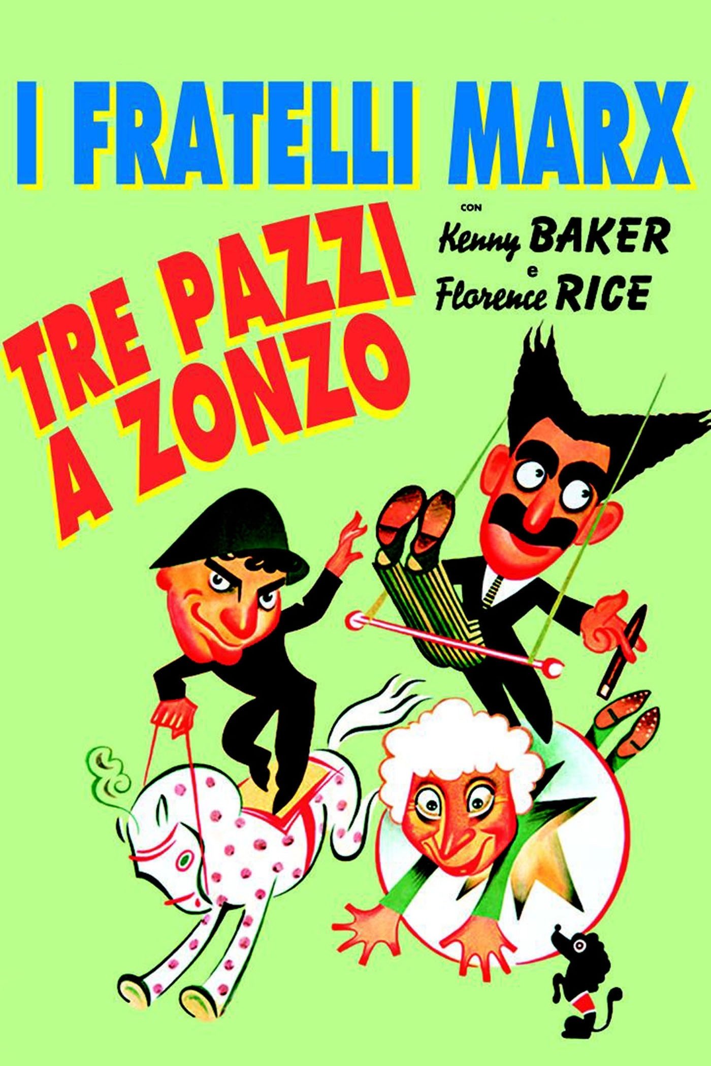 Locandina di Tre pazzi a zonzo