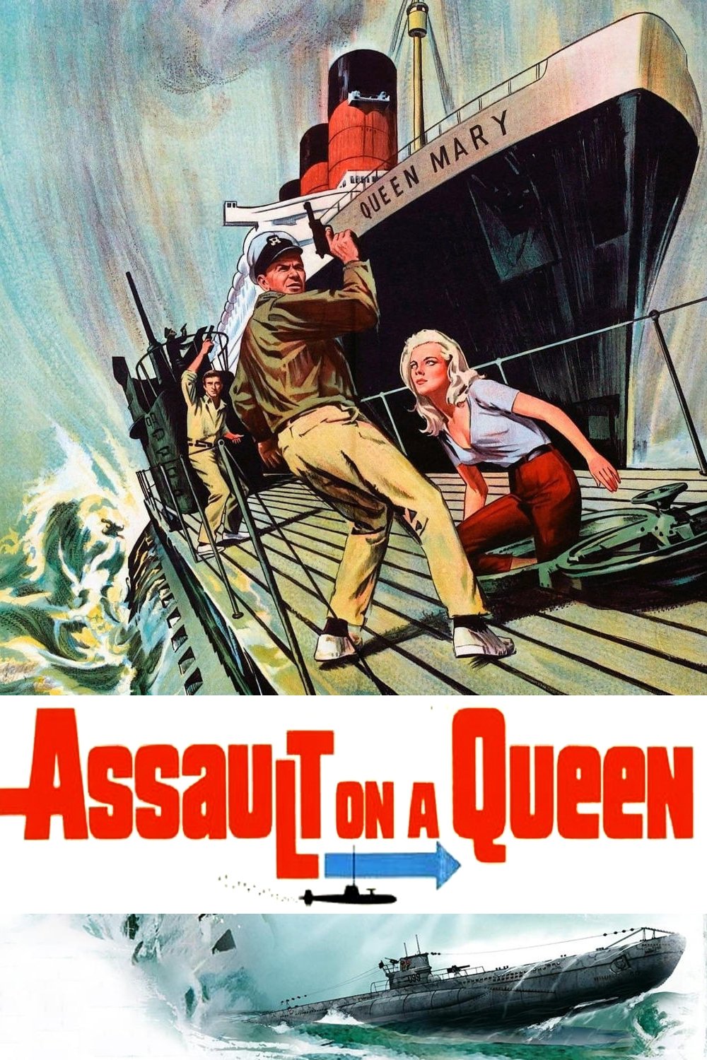 Locandina di U-112 assalto al Queen Mary