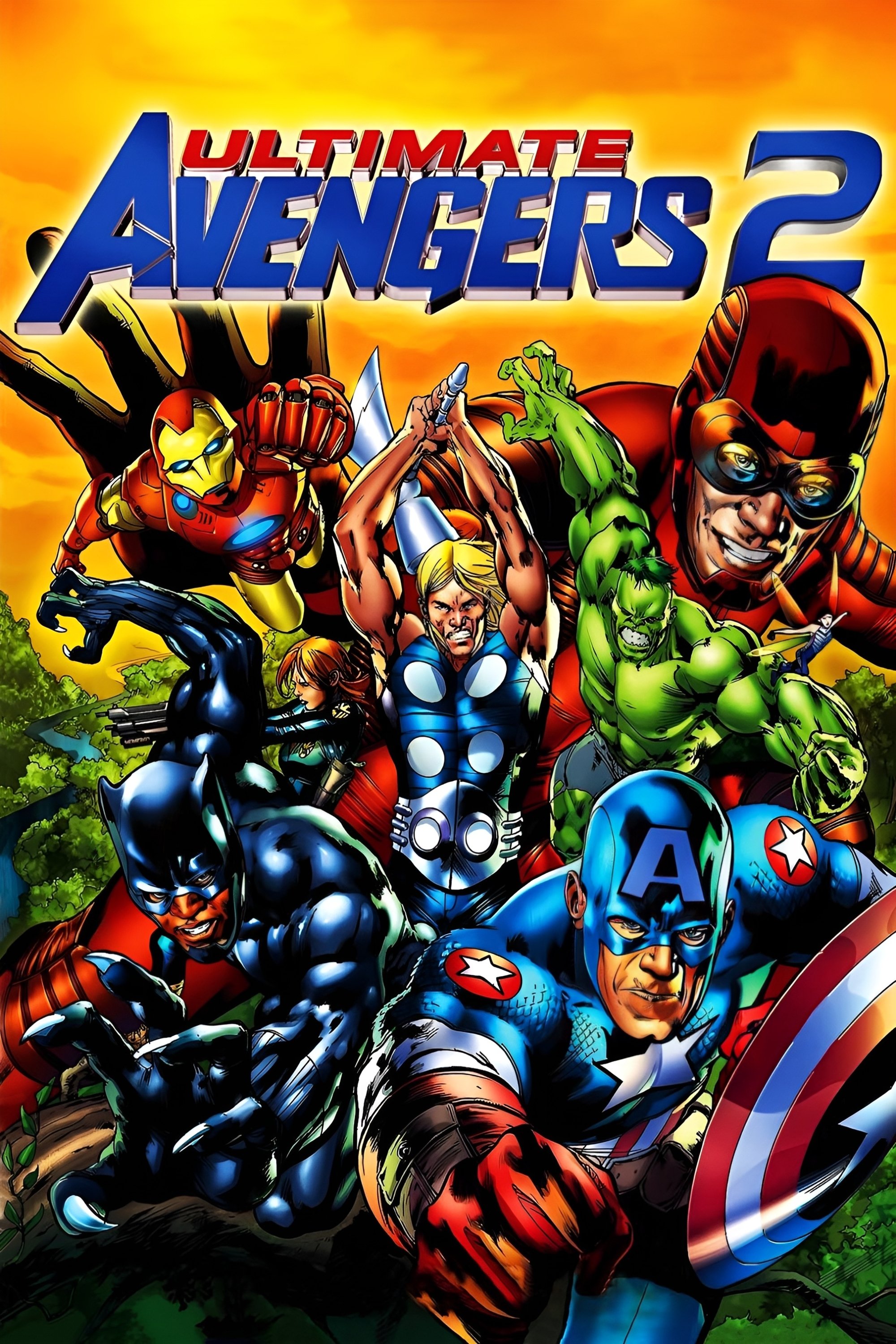 Locandina di Ultimate Avengers 2 - L'ascesa della Pantera Nera