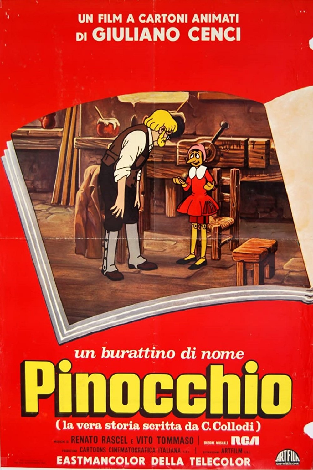 Locandina di Un burattino di nome Pinocchio