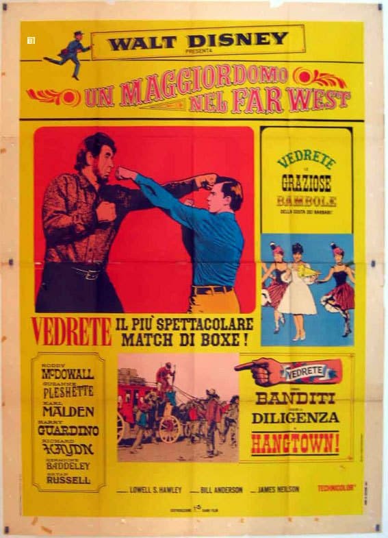 Locandina di Un maggiordomo nel Far West