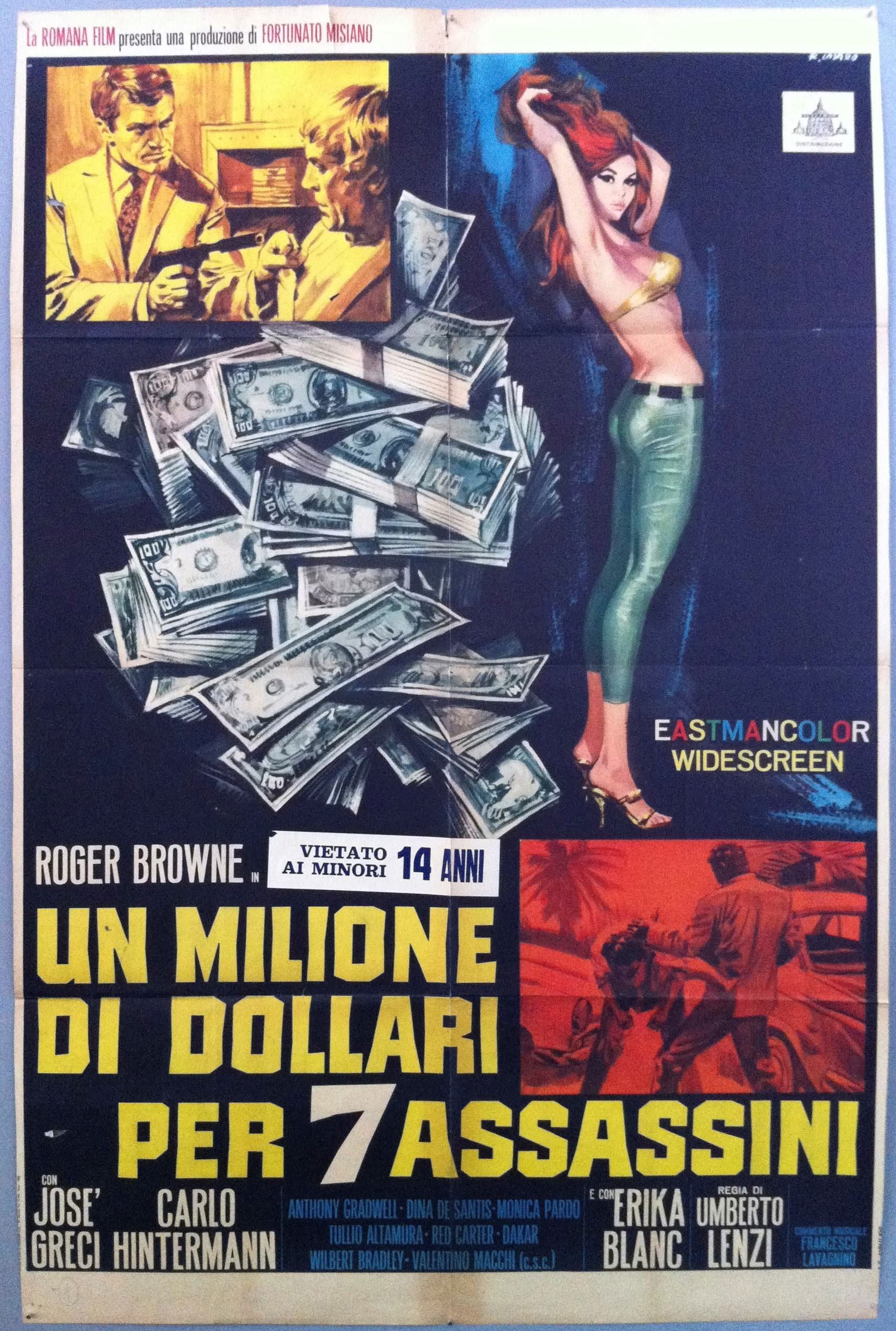 Locandina di Un milione di dollari per 7 assassini