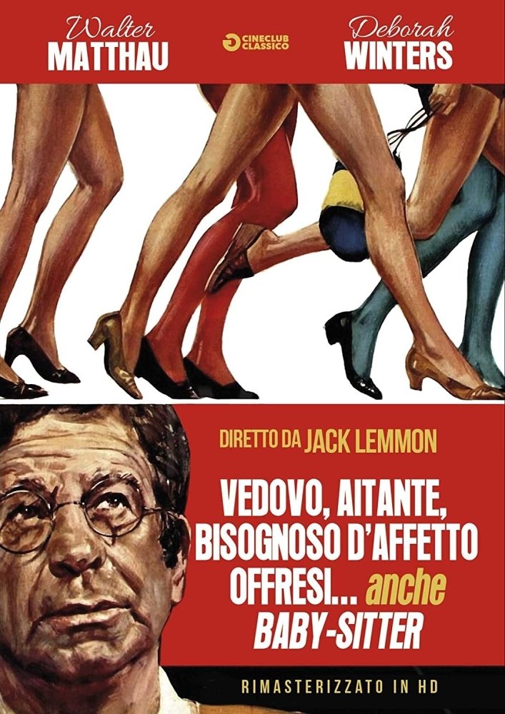 Locandina di Vedovo aitante, bisognoso affetto offresi anche babysitter
