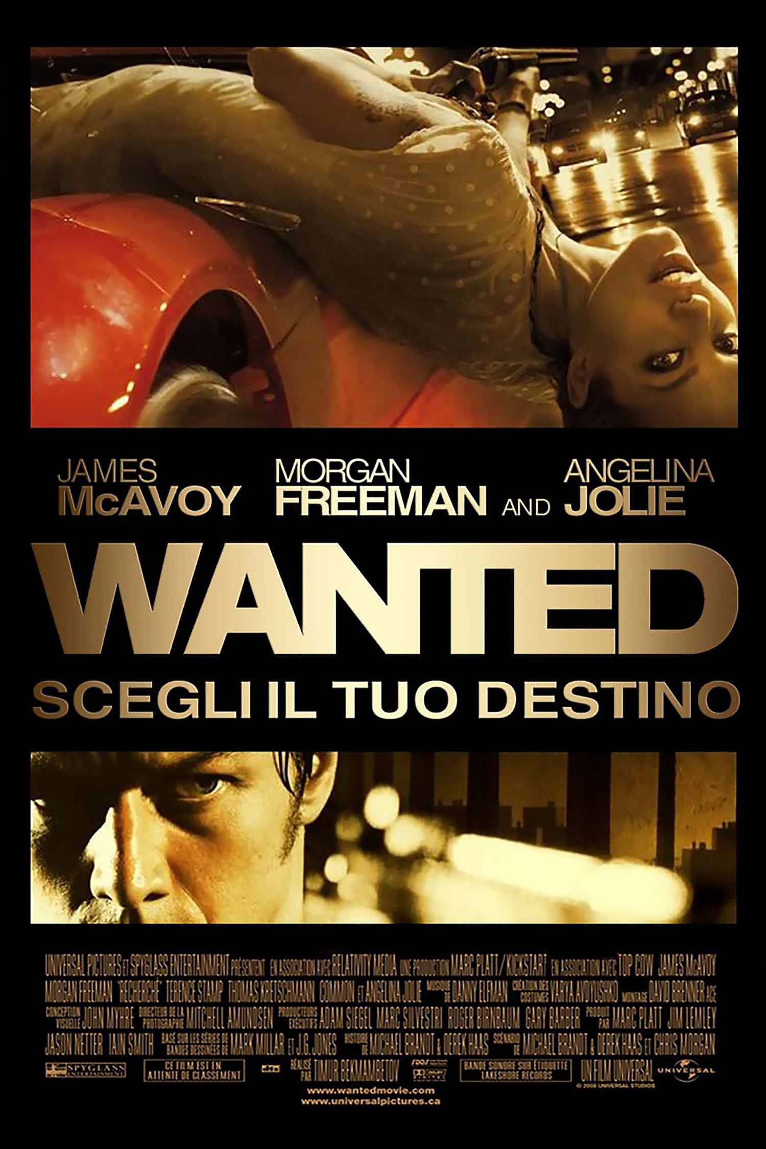 Locandina di Wanted - Scegli il tuo destino