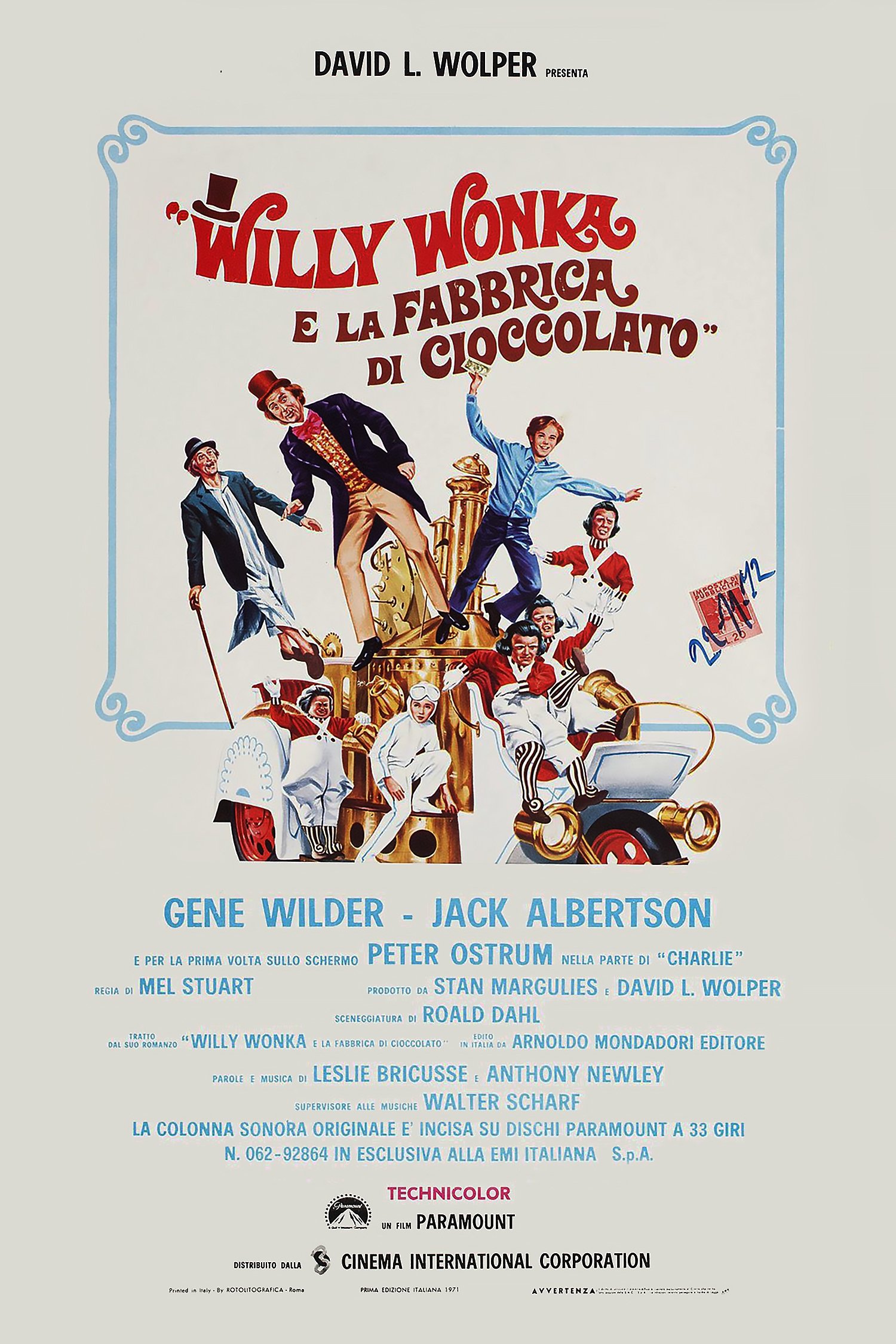 Locandina di Willy Wonka e la fabbrica di cioccolato